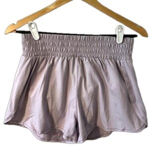 High-waist lavender athletic short
